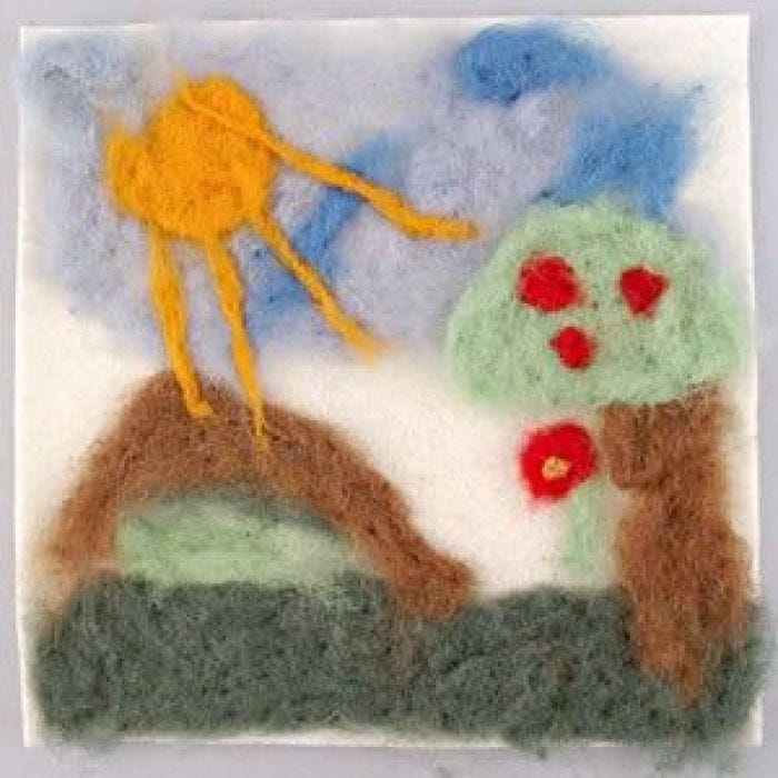 Year 3 Needle Felt Pictures