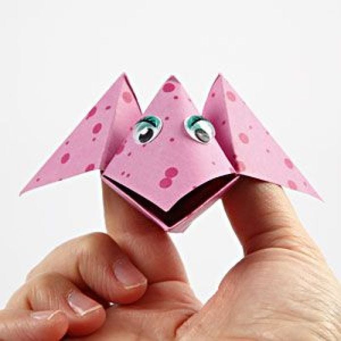 Vogel van origami papier