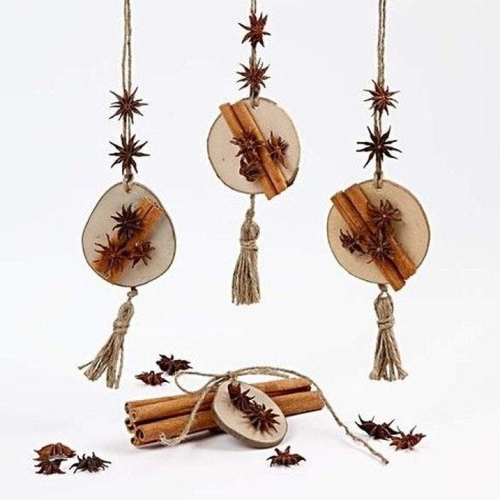 Hanging Decorations made from Natural Materials