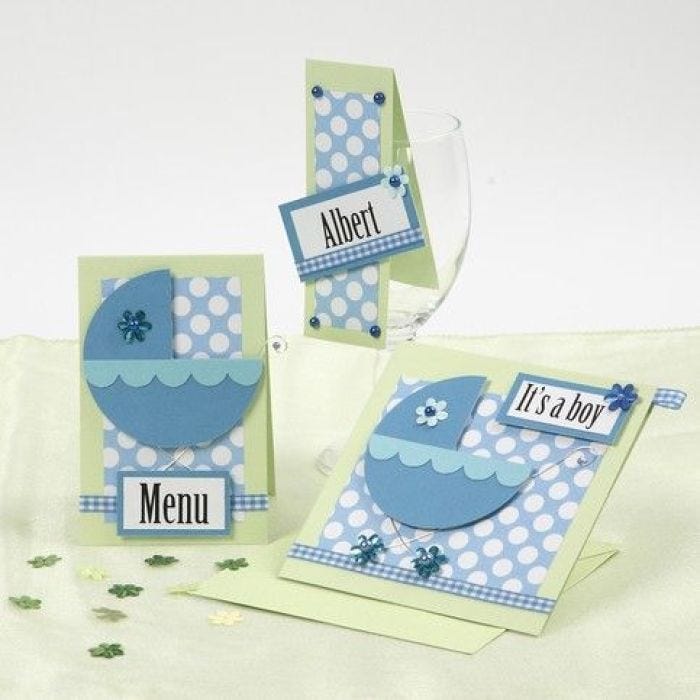 Cartes Colorful - Célébrations de naissance