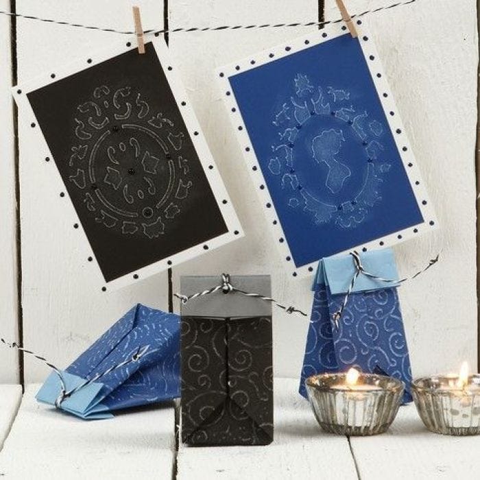 Embossed Greeting Cards with an Abrasive Look