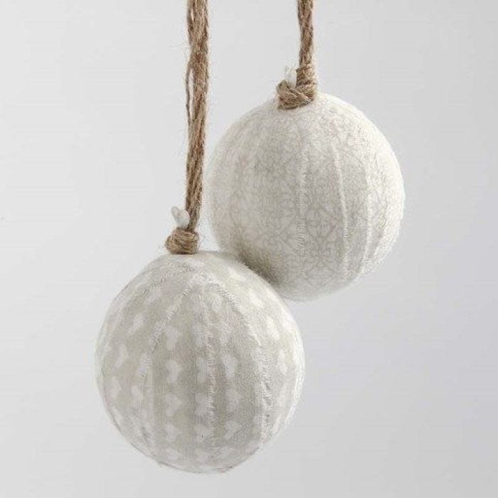 Boules enveloppées de tissu Vivi Gade Design