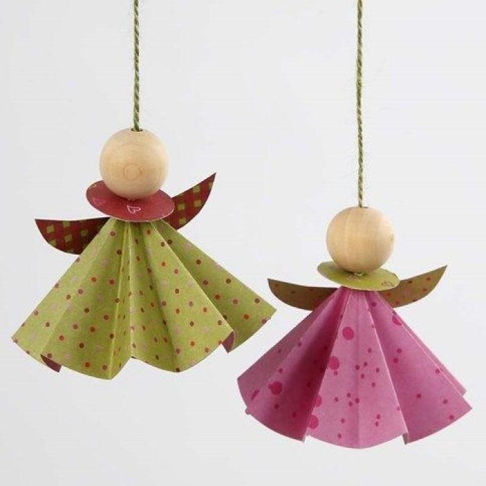 Anges en papier origami de Vivi gade Design