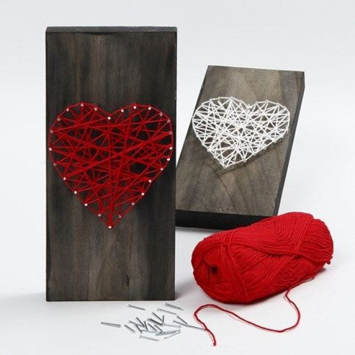 String Art Hart op Ikoon