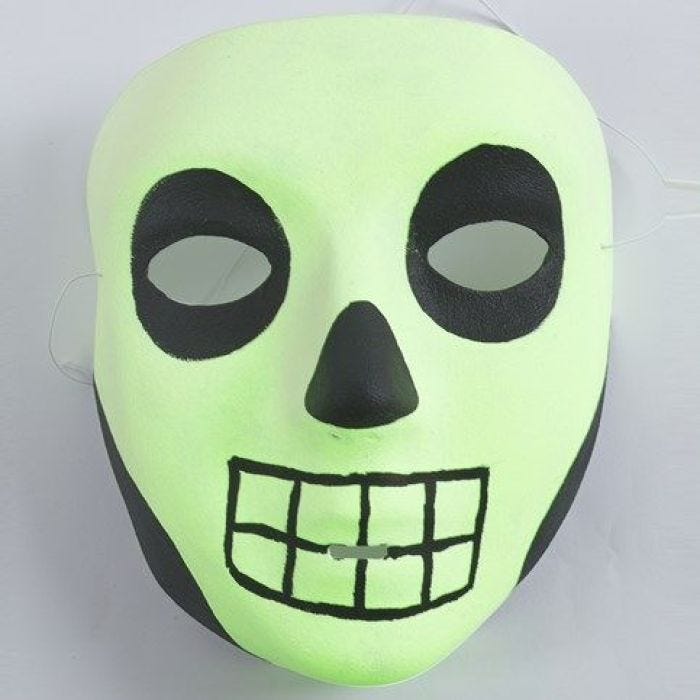 Un masque luminescent pour Halloween