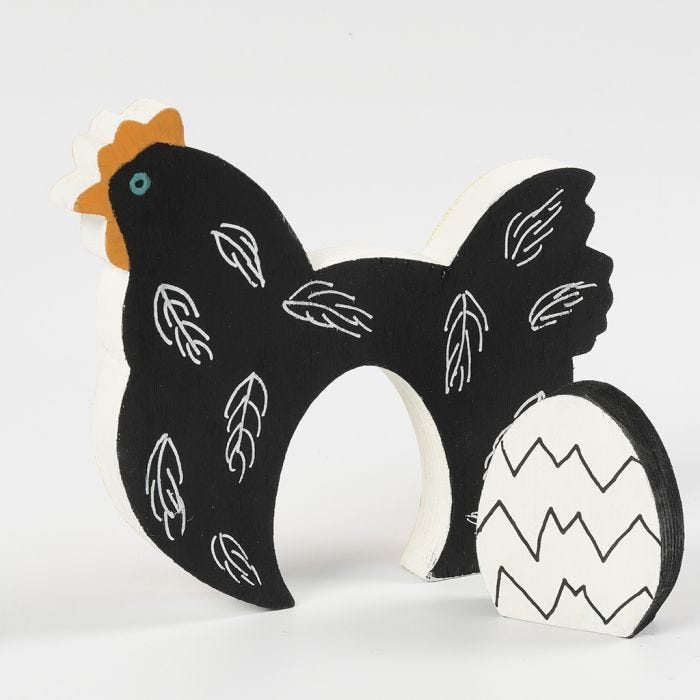 Wooden 2-in-1 Easter Decoration