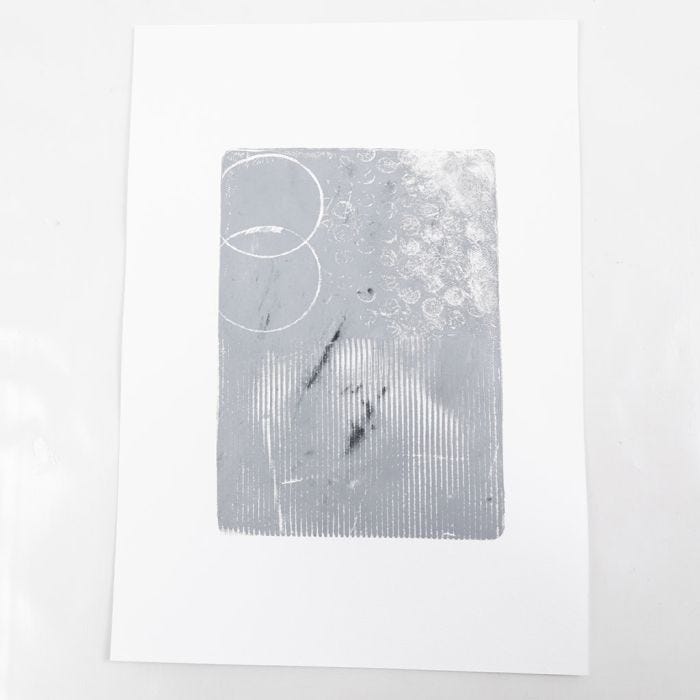 Comment réaliser des impressions sur plaque de gel avec de la texture