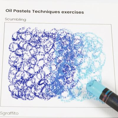 Zo gebruikt u de scumbling-techniek met oliepastels