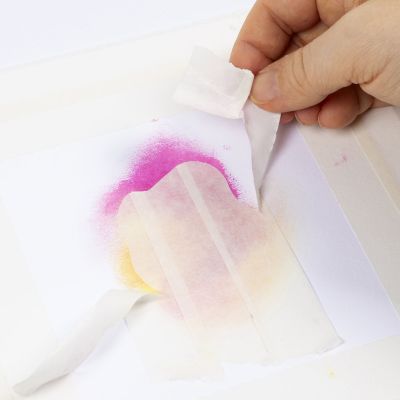 Zo gebruikt u schilderstape om scherpe lijnen en effecten te creëren met oliepastels