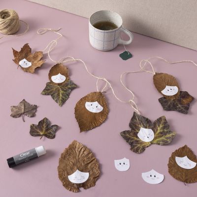 Guirlande de feuilles d’automne