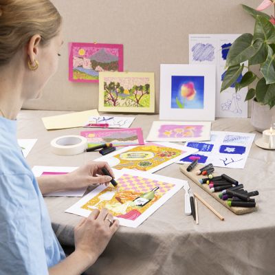 Starter hobbyset: Leer illustraties maken met oliepastel