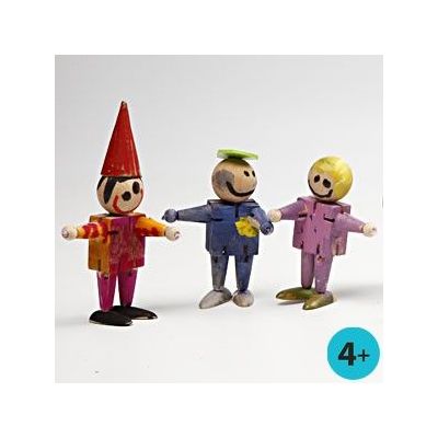 Elastische figuren van hout