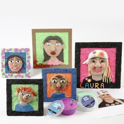 Silk Clay op collage lijsten