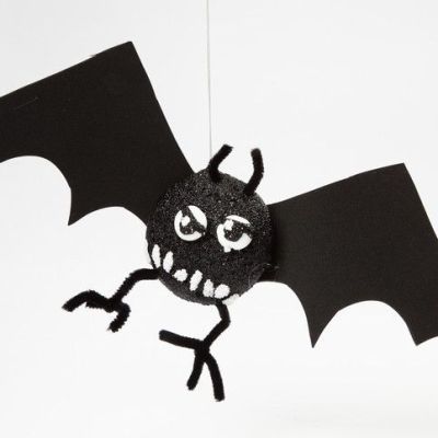 Styropor vleermuis