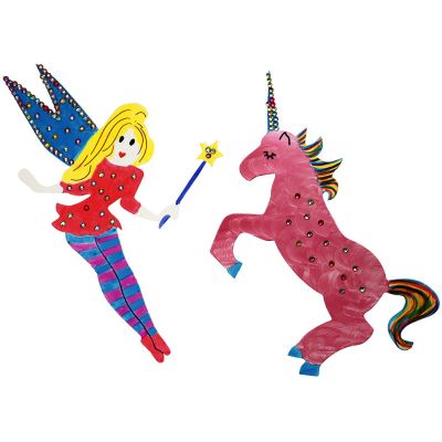 Card Figures decorated with Markers