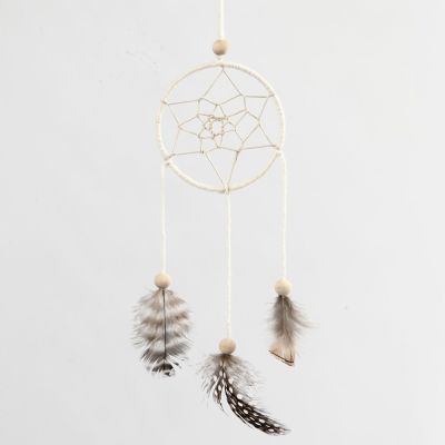 A Dream Catcher made from a Metal Ring wound with Cotton Yarn