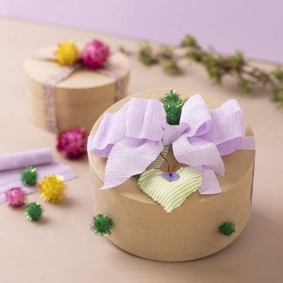 Boîtes cadeaux rondes en carton