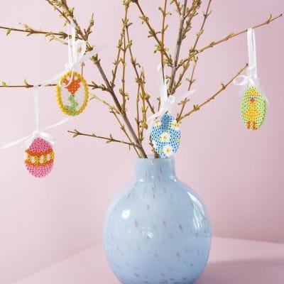 Décoration de Pâques en perles 