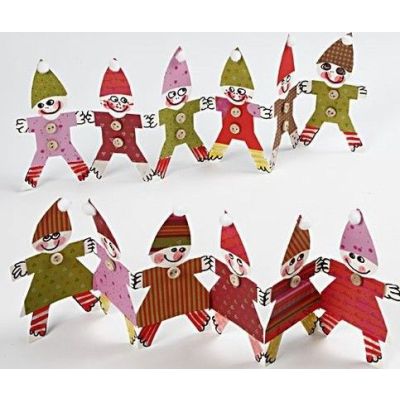 Happy pixies in a row