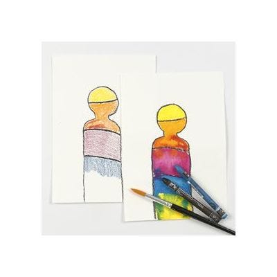 Crayons Aquarelle mis en pratique