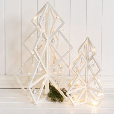 3D kerstboom met kerstballen en andere kerstversiering