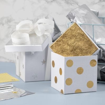 Doos gedecoreerd met deco-folie