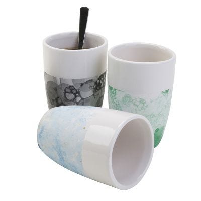 Céramiques avec technique des bulles