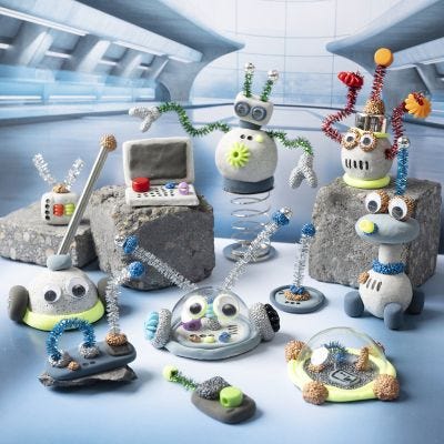 Univers robotisé Stone Clay