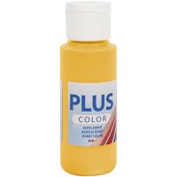 Plus Color acrylverf, yellow sun, 60 ml/ 1 fles