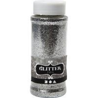 Glitter, zilver, 110 gr/ 1 Doosje