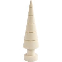 Kerstbomen, H: 18 cm, d 5 cm, 1 stuk