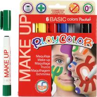 Playcolor Make up, diverse kleuren, 6x5 gr/ 1 doos