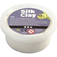Silk Clay®, wit, 40 gr/ 1 Doosje