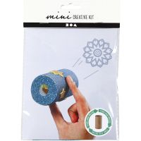 Mini Kit DIY, Kaléidoscope à partir d'un rouleau de papier toilette, 1 set