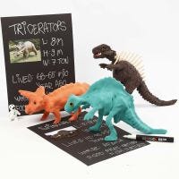 Un squelette de dinosaure recouvert de pâte Silk Clay