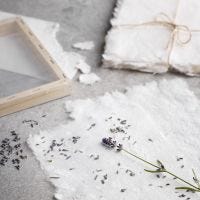 How to make handmade paper with effects