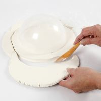 How to make a slab bowl from self-hardening clay