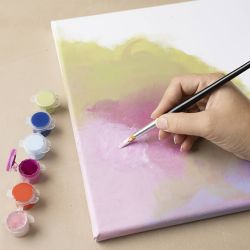 Gespannen canvas met lijst