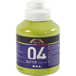 Acrylverf met glitters