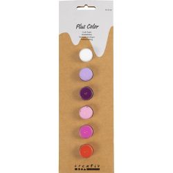 Plus Color Acrylverf, paars/roze harmonie, 6x5 ml/ 1 doos
