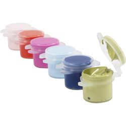 Plus Color Acrylverf, sterke kleuren, 6x5 ml/ 1 doos