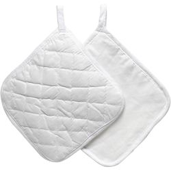 Pannenlappen, afm 20x20 cm, 145 gr, wit, 4 stuk/ 1 doos