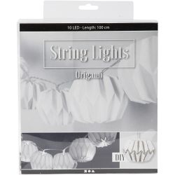 LED lichtslinger met lampenkapjes