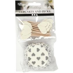 Cupcakes en cocktailprikkers