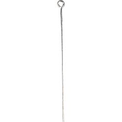 Kettelstift, L: 50 mm, verzilverd, 30 stuk/ 1 doos