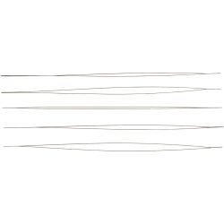Kralennaald, L: 12 cm, dikte 0,25 mm, 5 stuk/ 1 doos