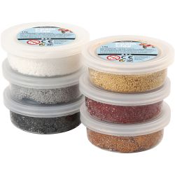 Foam Clay&reg;, metallic, bruin harmonie, 6x14 gr/ 1 doos