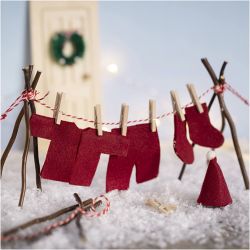 Mini Hobbyset Kabouterdeur, Wasgoed, 1 doos