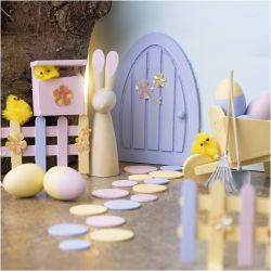 Hobbyset Paashaasdeurset, pastelkleuren, 1 doos