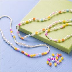 Mini Hobbyset Sieraden, Halskettingen en armband, diverse kleuren, 1 doos